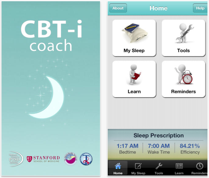 mental health apps CBT-i Coach: For Insomnia